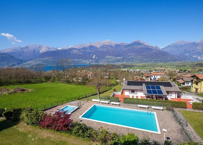 Bellavista B Garten-appartement Mit Pool * Colico